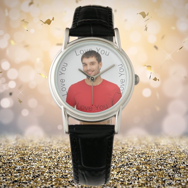 Make pojkvän kärlek du foto på armbandsur (Skapare uppladdad)