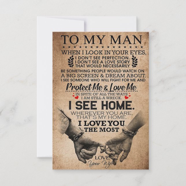 Make Protect Me And Love Me OSA Kort (Framsida)