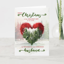 Make Romantic Jul Woodland Heart Helgkort