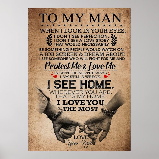 Make skyddar mig och Kärlek mig Poster (Framsidan)