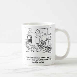 Make som tvättar diskarna kaffemugg