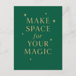 Make Space for Your Magic Vykort