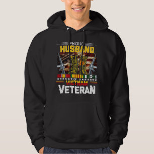 Make stolt över Vietnam Veteran Vietnam Krig Vet Hoodie