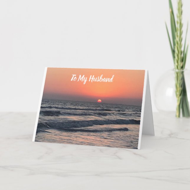 *MAKE**SUNSET TILL SUNDOWN BIRTHDAY WISH CAR-KORT KORT (Framsida)