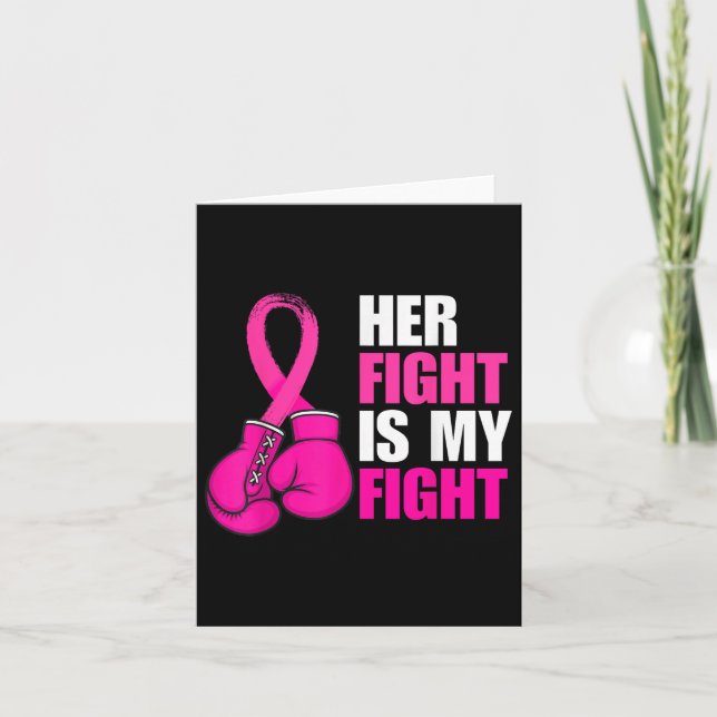 Make Support Squads Breast Cancer Awareness Boy Kort (Framsida)
