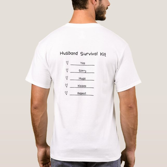 Make Survival T-shirt söt (Baksida)