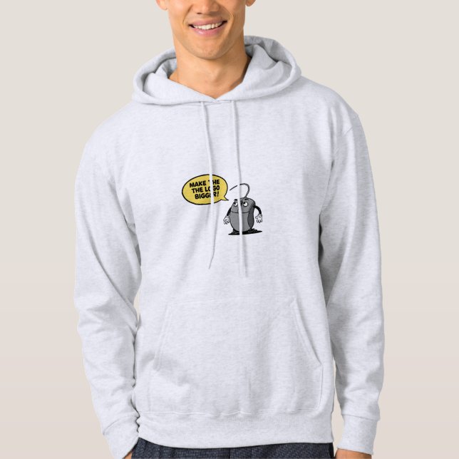 Make the Logo Bigger Mouse Hoodie (Framsida)