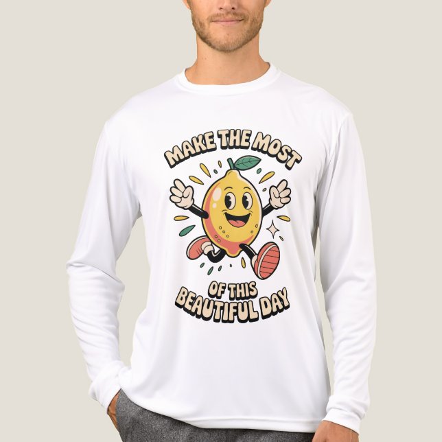 Make the Most – Lemon Power Men's T Shirt (Framsida)