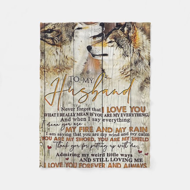 Make till min Make I Kärlek du Fleecefilt (Framsidan)