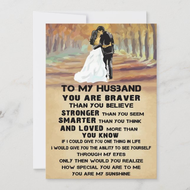 Make Till Min Man Du Är Solsken Spara Datumet (Framsida)