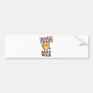 Make Toast not War Bildekal