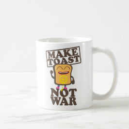 Make toast not war kaffemugg