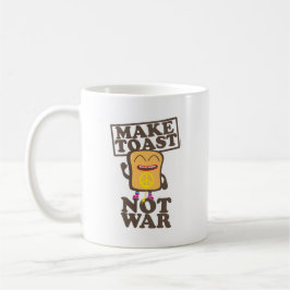 Make Toast not War Kaffemugg