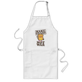 Make Toast Not War Långt Förkläde
