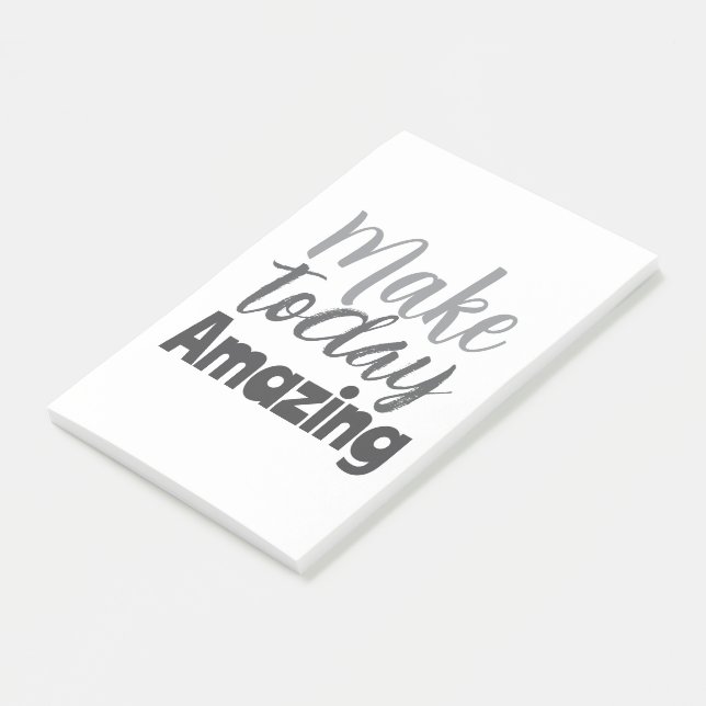 Make Today Amazing Inspirational Quote Post-it Block (Vinklad)