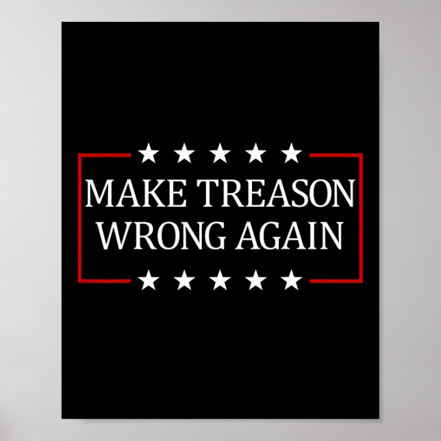 Make Treason Wrong Again  Poster (Framsidan)