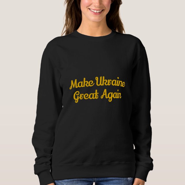 Make ukrain great again  t shirt (Framsida)