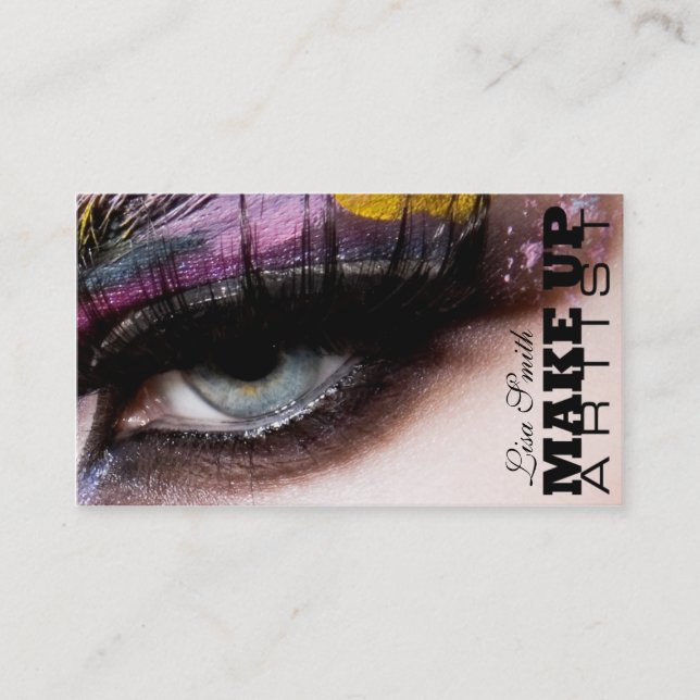 Make up Artist Visitkort (Framsida)