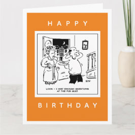 Make vill inte ha frågetecken för Tecknad Kort