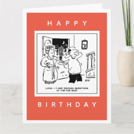 Make vill inte ha frågetecken för Tecknad Kort