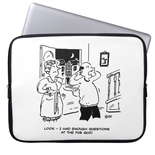 Make vill inte ha frågor laptop fodral (Framsidan)