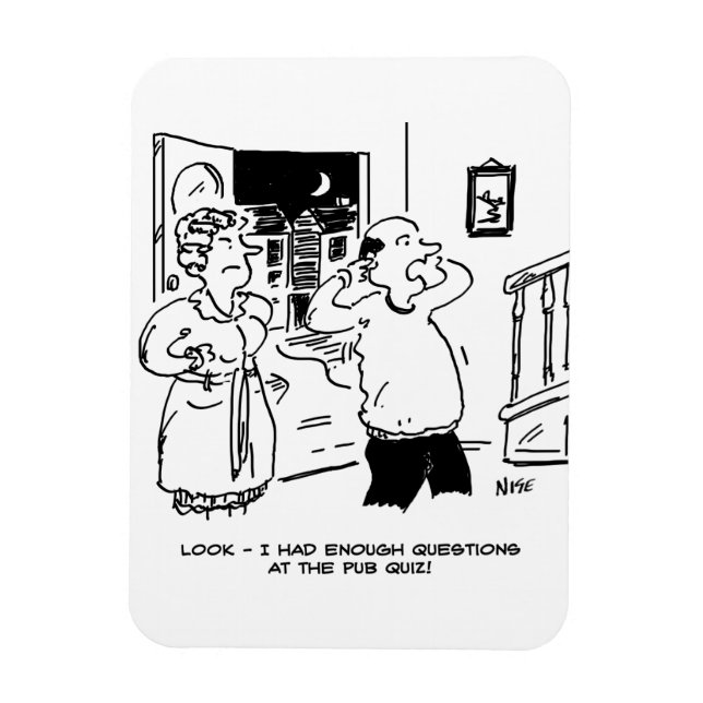 Make vill inte ha frågor magnet (Vertikal)