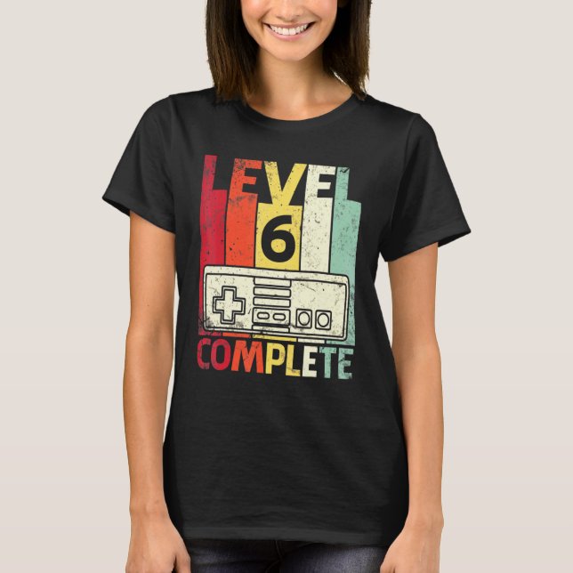 Make Wife Gamers Marry-årsdag 6 år T Shirt (Framsida)
