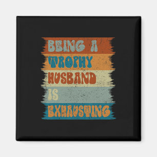 Make Wife Giftermål Humor Make Lycklig Far, Magnet