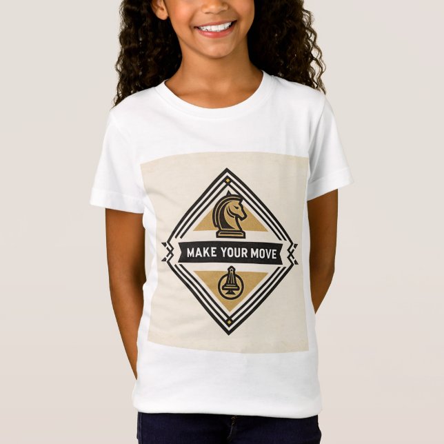 Make Your Move – Chess Piece Design T Shirt (Framsida)