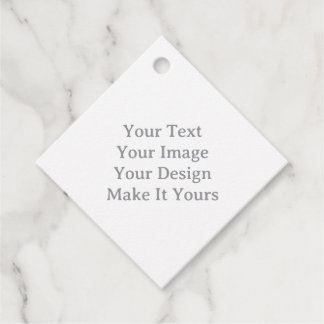 Make Your Own 2" x 2" Diamond Favor Tags Gåvor Etiketter