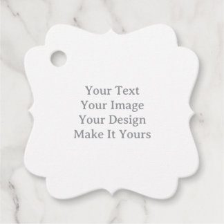 Make Your Own 2" x 2" Fancy Square Favor Tags Gåvor Etiketter