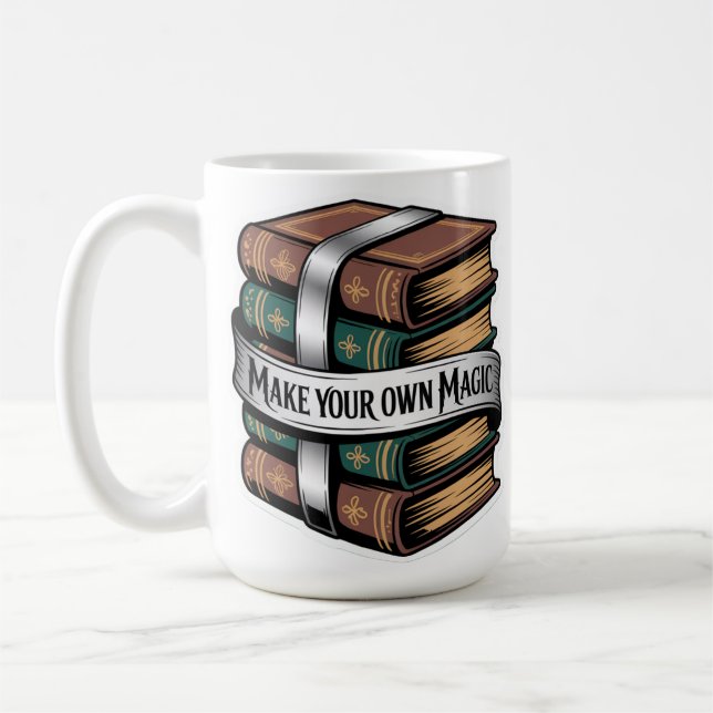Make Your Own Magic Books of Magic Kaffemugg (Vänster)