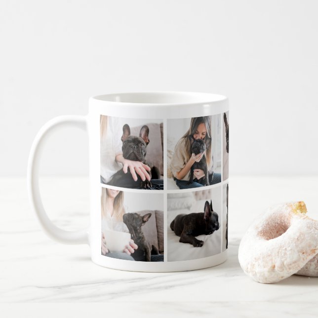 Make Your Own Pet Photo Collage Kaffemugg (Med munk)