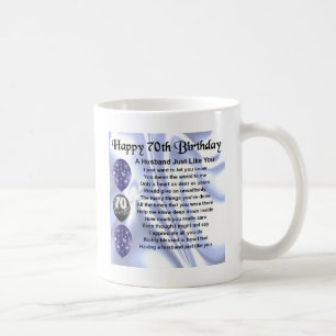 Makedikt - 70th födelsedag kaffemugg