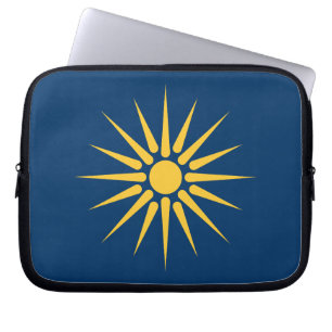 Makedonien Flagga Datorfodral