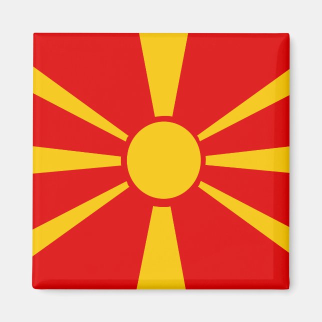 Makedonien Magnet (Framsidan)