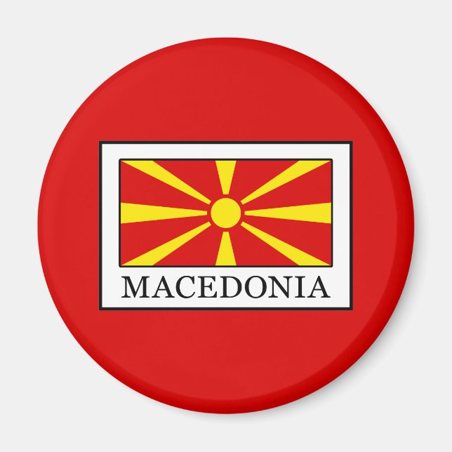 Makedonien Magnet (Framsidan)