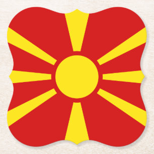 Makedonien (makedoniska), Flagga Underlägg Papper