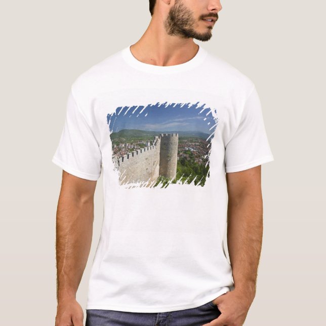 MAKEDONIEN, Ohrid. Car Samoil's slott / Tee Shirt (Framsida)