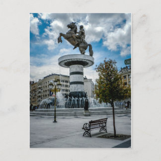 Makedonien Square, Skopje Vykort