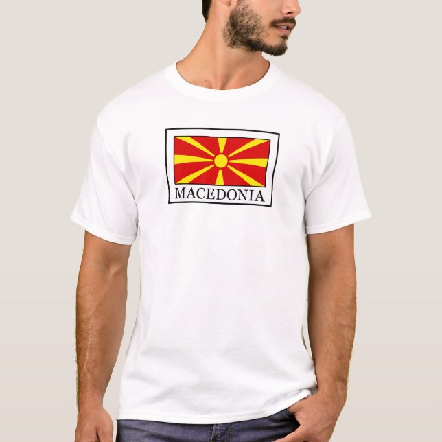 Makedonien T Shirt (Framsida)