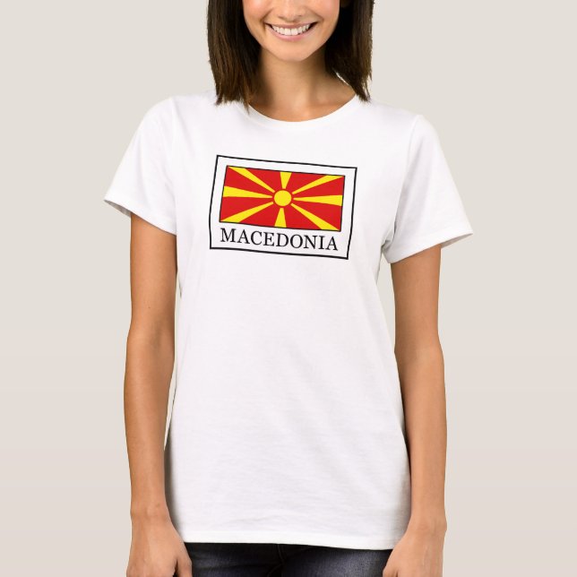 Makedonien T Shirt (Framsida)