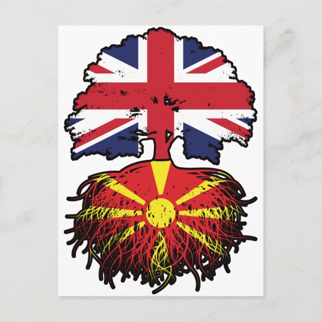 Makedonska brittiska Storbritannien, Storbritannie Vykort (Framsida)