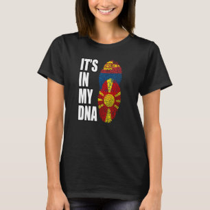 Makedonska och mongoliska blandningen av DNA-kultu T Shirt