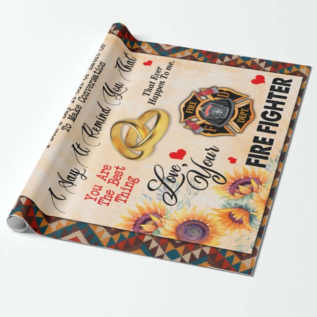 Makegåvor | Brev till min fru Kärlek från Make Presentpapper (Utrullad)