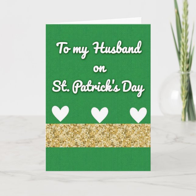 Makehus kort för St. Patricks dag (Framsida)