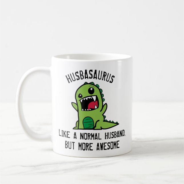 Makehus Mugg Dinosaur, Husbasaurus Mugg, (Vänster)