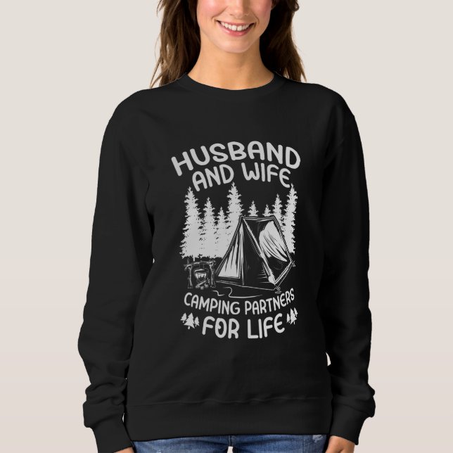 Makehus och fru Campingpartners för livet Camper T Shirt (Framsida)