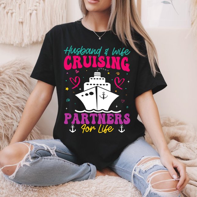 Makehus och hustru seglar partners för livet t shirt (Skapare uppladdad)