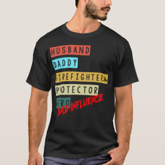 Makehus Pappa Brandman Skydd Hero Baddie T Shirt